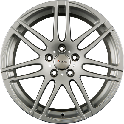 Avus Racing AC-M04 Hyper Silver Alufelge 7.5x17 Zoll ET35 LK 5x112 ML66.6