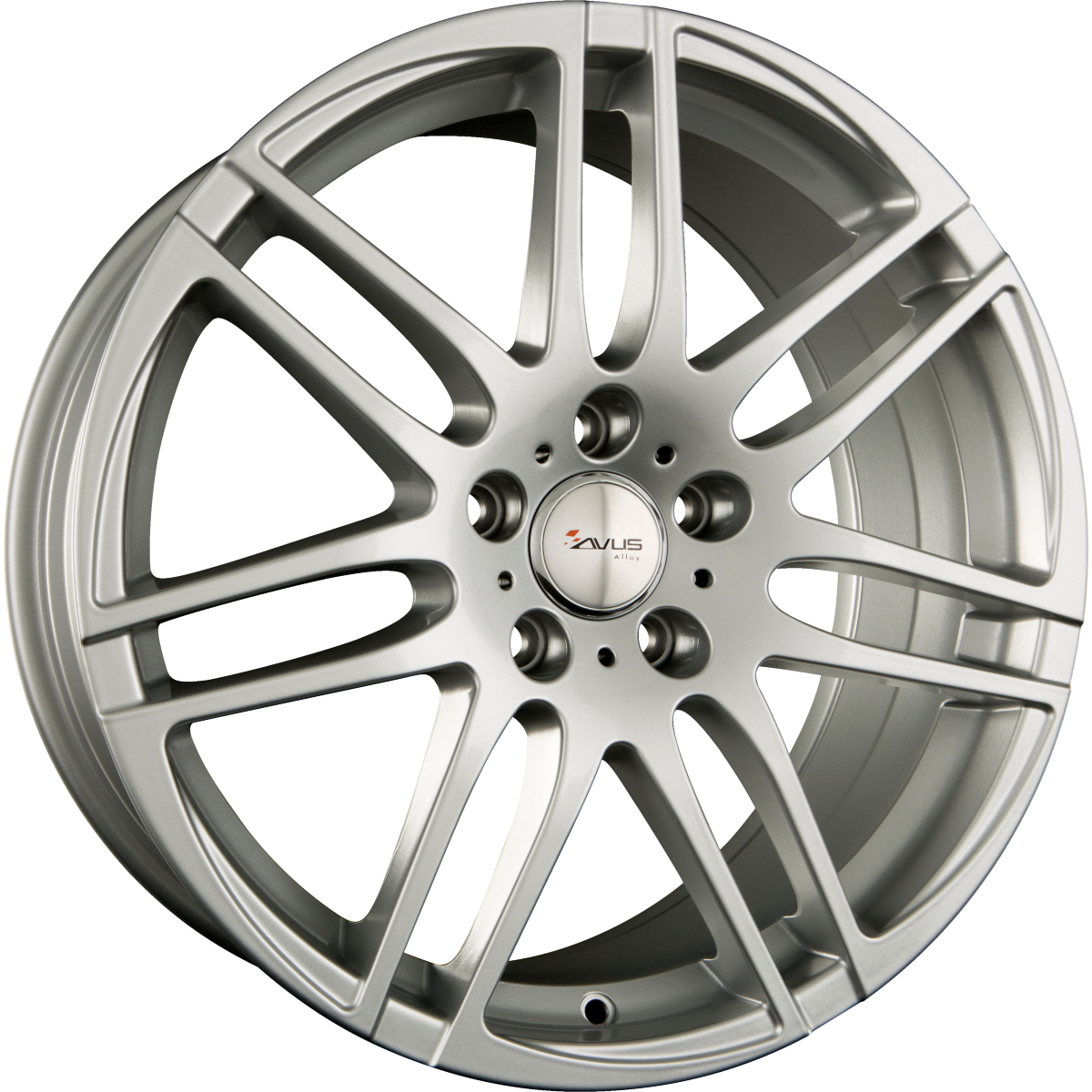 Avus Racing AC-M04 Hyper Silver Alufelge 7.5x17 Zoll ET35 LK 5x112 ML66.6 – Bild 2