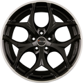 Avus Racing AC-MB2 Black Polished Lip Alufelge 10x20 Zoll ET40 LK 5x120 ML74.1