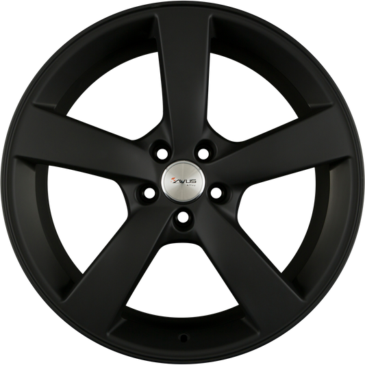 Avus Racing AF10 Matt Black Alufelge 7.5x17 Zoll ET35 LK 5x112 ML66.6