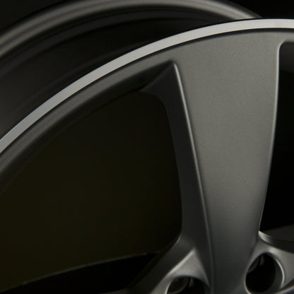 Avus Racing AF10 Matt Anthracite Polished Alufelge 9x20 Zoll ET18 LK 5x112 ML66.6 – Bild 3