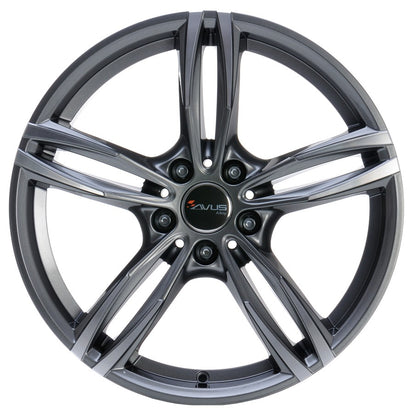 Avus Racing AC-MB3 anthracite polished Alufelge – Bild 2