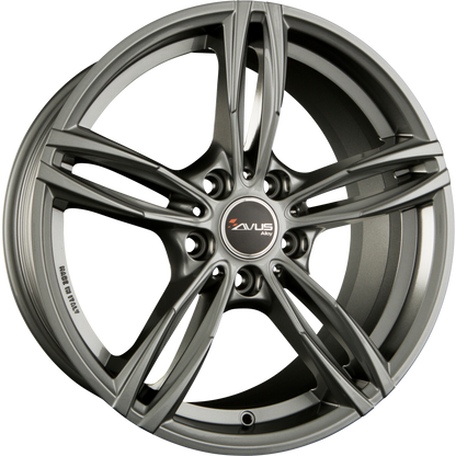 Avus Racing AC-MB3 Anthracite Alufelge 7.5x17 Zoll ET32 LK 5x120 ML72.6 – Bild 2
