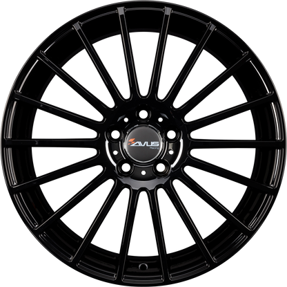 Avus Racing AC-M03 Black Alufelge 7.5x18 Zoll ET48 LK 5x100 ML73.1