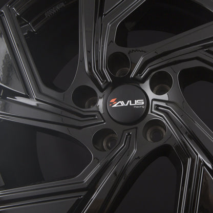 Avus Racing AC-521 Black Alufelge 10.5x21 Zoll ET45 LK 5x120 ML64.1 – Bild 4