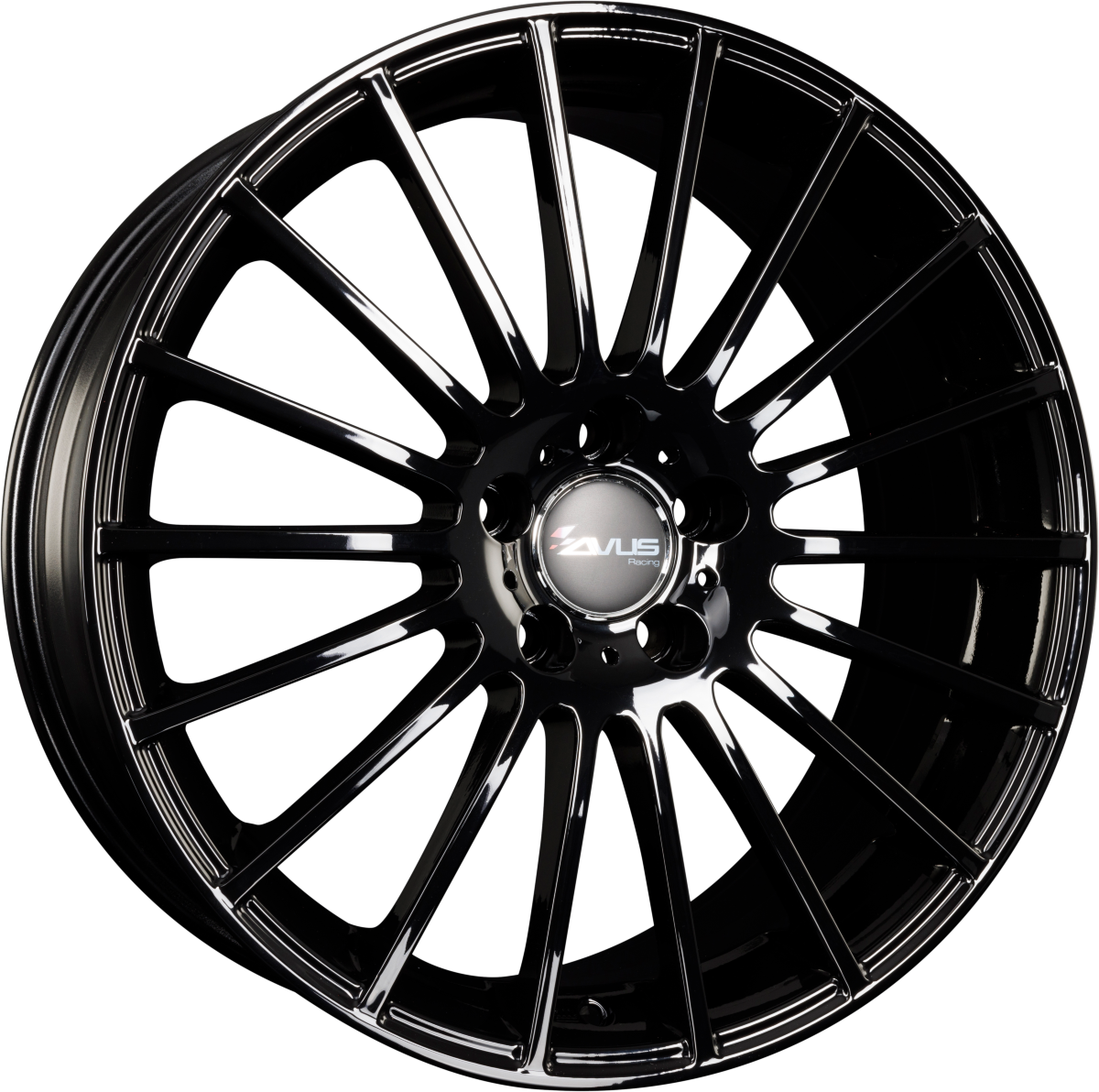 Avus Racing AC-M03 Black Alufelge 7x17 Zoll ET38 LK 5x105 ML56.6 – Bild 2
