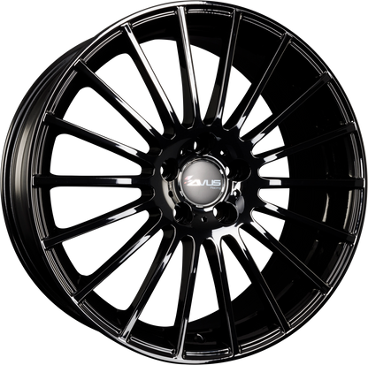 Avus Racing AC-M03 Black Alufelge 7x17 Zoll ET38 LK 5x105 ML56.6 – Bild 2