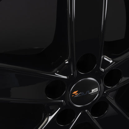 Avus Racing AC-V51 Black Alufelge 7.5x18 Zoll ET38 LK 5x114.3 ML66.1 – Bild 5