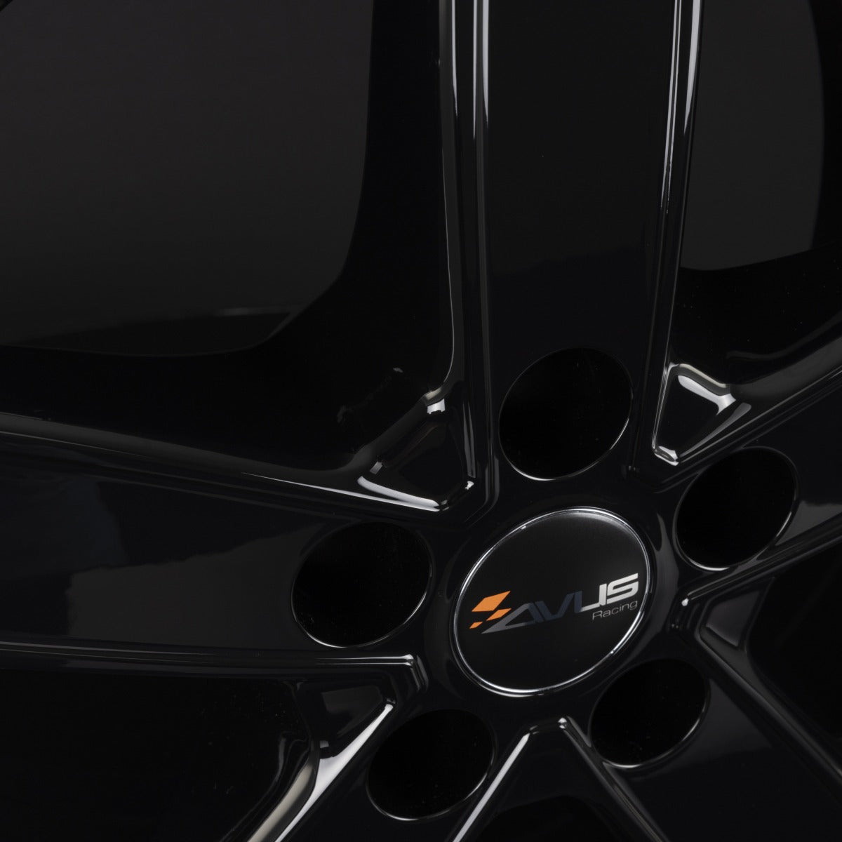 Avus Racing AC-V51 Black Alufelge 7.5x18 Zoll ET50 LK 5x120 ML65.1 – Bild 5
