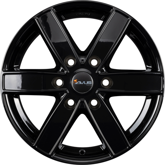 Avus Racing AC-V61 Black Alufelge 8x18 Zoll ET50 LK 6x130 ML84.1