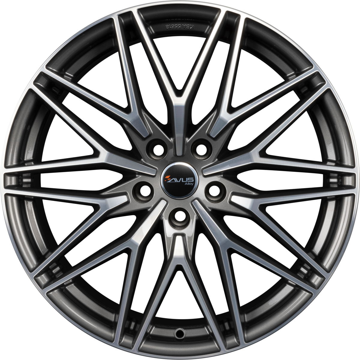 Avus Racing AC-MB6 Anthracite Polished Alufelge 8x19 Zoll ET29 LK 5x112 ML66.6