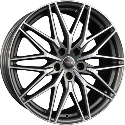 Avus Racing AC-MB6 Anthracite Polished Alufelge 8x19 Zoll ET29 LK 5x112 ML66.6 – Bild 2