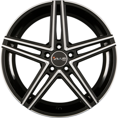 Avus Racing AC-515 Black Polished Alufelge 7.5x18 Zoll ET52 LK 5x112 ML66.6