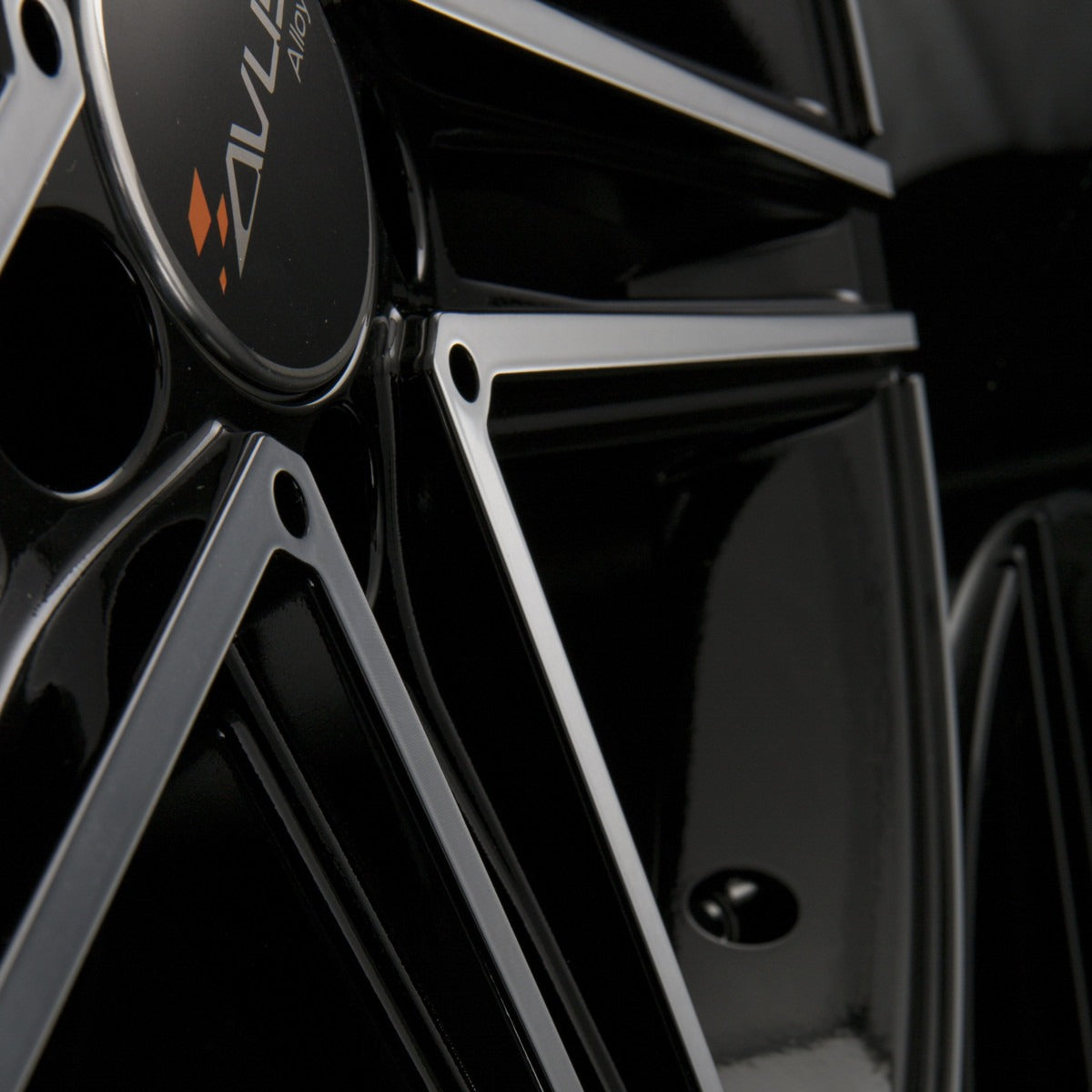 Avus Racing AC-515 Black Polished Alufelge 7.5x18 Zoll ET52 LK 5x112 ML66.6 – Bild 3