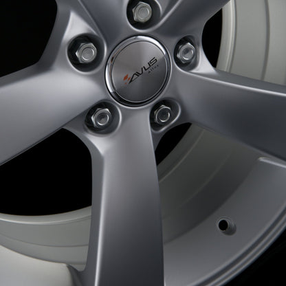 Avus Racing AF10 Hyper Silver Alufelge 7.5x17 Zoll ET48 LK 5x108 ML73.1 – Bild 4