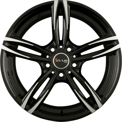 Avus Racing AC-MB3 Black Polished Alufelge 8.5x20 Zoll ET25 LK 5x120 ML72.6