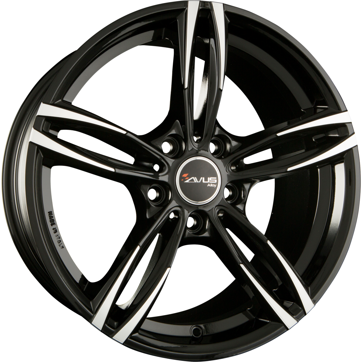 Avus Racing AC-MB3 Black Polished Alufelge 8.5x20 Zoll ET25 LK 5x120 ML72.6 – Bild 2