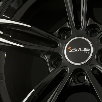 Avus Racing AC-MB3 Black Polished Alufelge 8.5x20 Zoll ET25 LK 5x120 ML72.6 – Bild 4