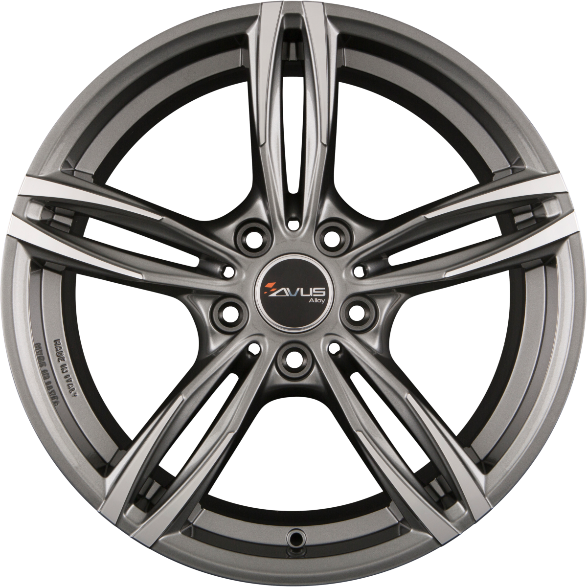 Avus Racing AC-MB3 Anthracite Polished Alufelge 8.5x20 Zoll ET25 LK 5x120 ML72.6