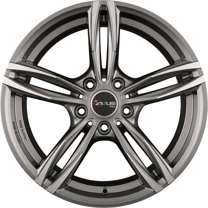 Avus Racing AC-MB3 Anthracite Polished Alufelge 8.5x20 Zoll ET25 LK 5x120 ML72.6