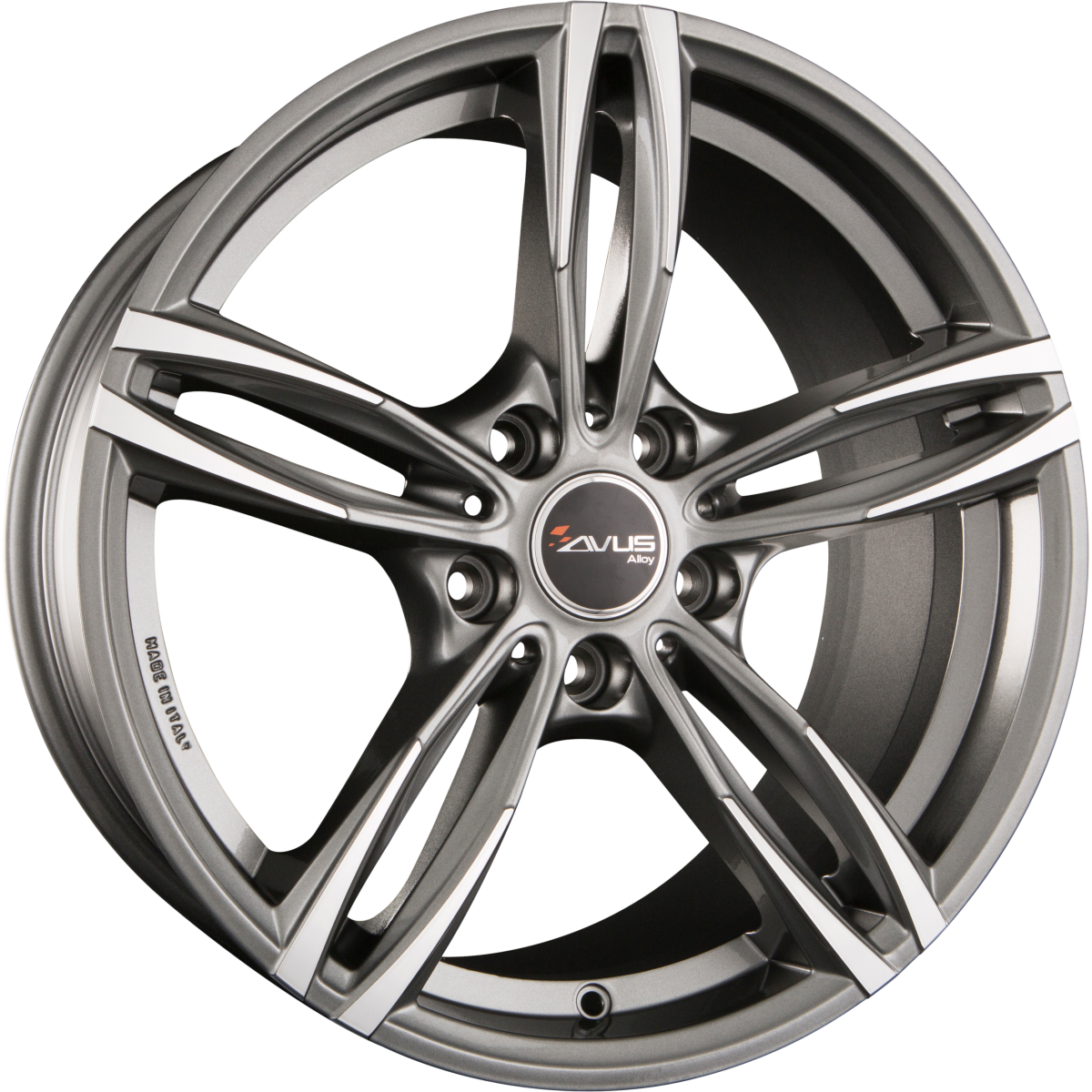 Avus Racing AC-MB3 Anthracite Polished Alufelge 8.5x20 Zoll ET25 LK 5x120 ML72.6 – Bild 2