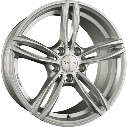 Avus Racing AC-MB3 Hyper Silver Alufelge 9.5x20 Zoll ET45 LK 5x120 ML72.6 – Bild 2