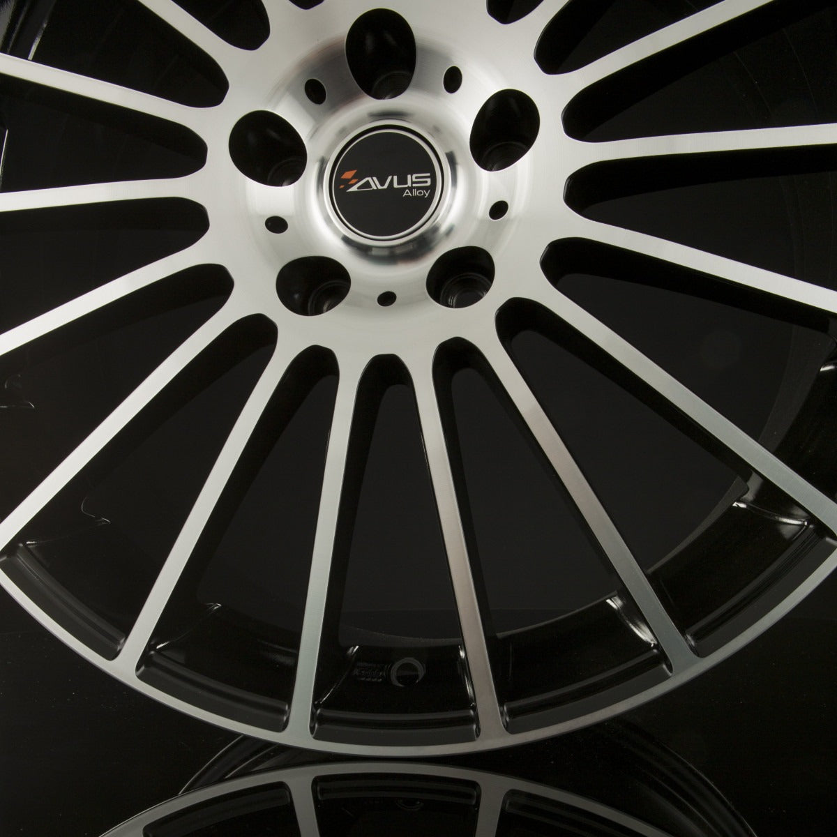 Avus Racing AC-M03 Black Polished Alufelge 6.5x16 Zoll ET45 LK 4x108 ML63.4 – Bild 3