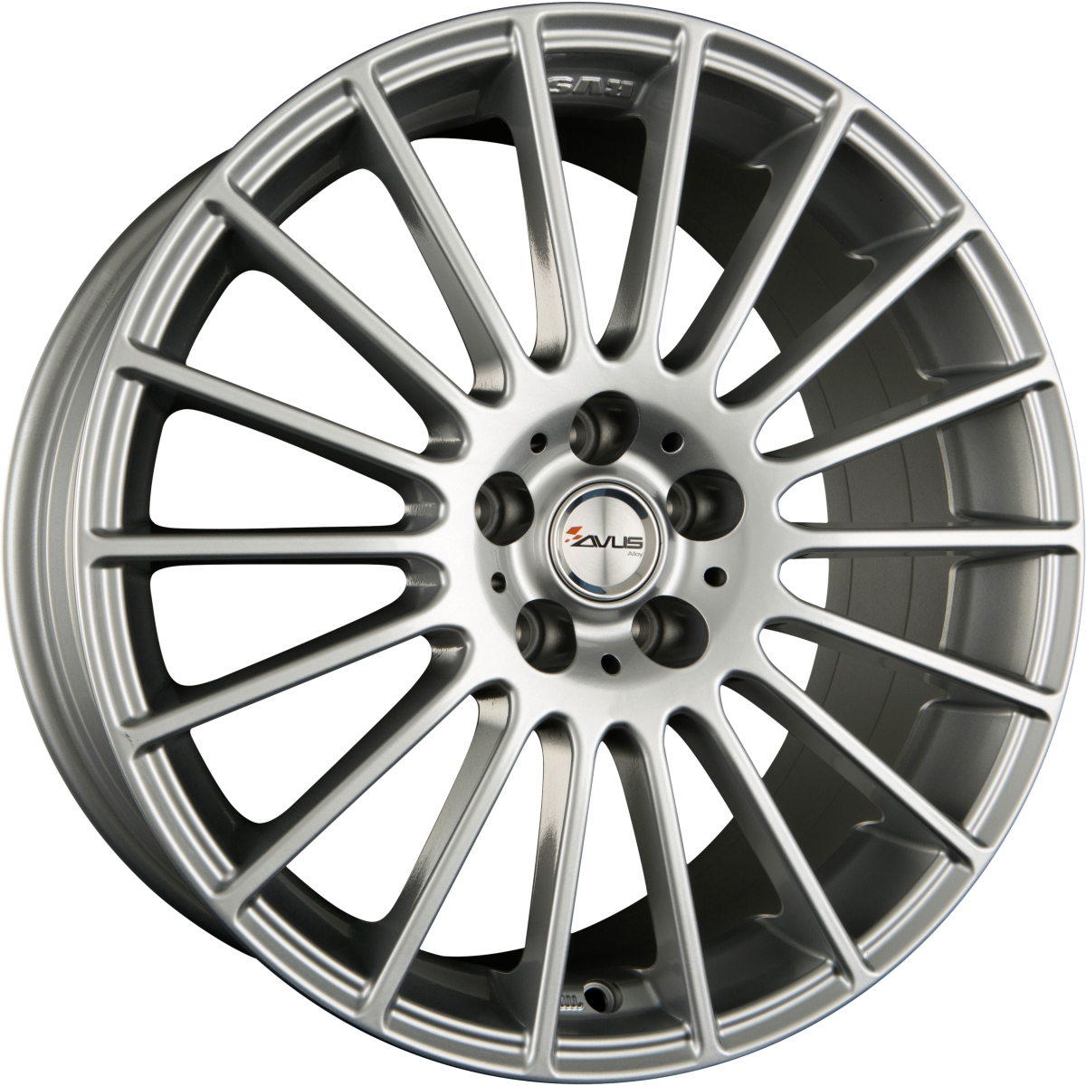 Avus Racing AC-M03 Hyper Silver Alufelge 6.5x16 Zoll ET45 LK 4x108 ML63.4 – Bild 2