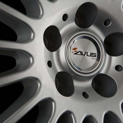 Avus Racing AC-M03 Hyper Silver Alufelge 6.5x16 Zoll ET45 LK 4x108 ML63.4 – Bild 3