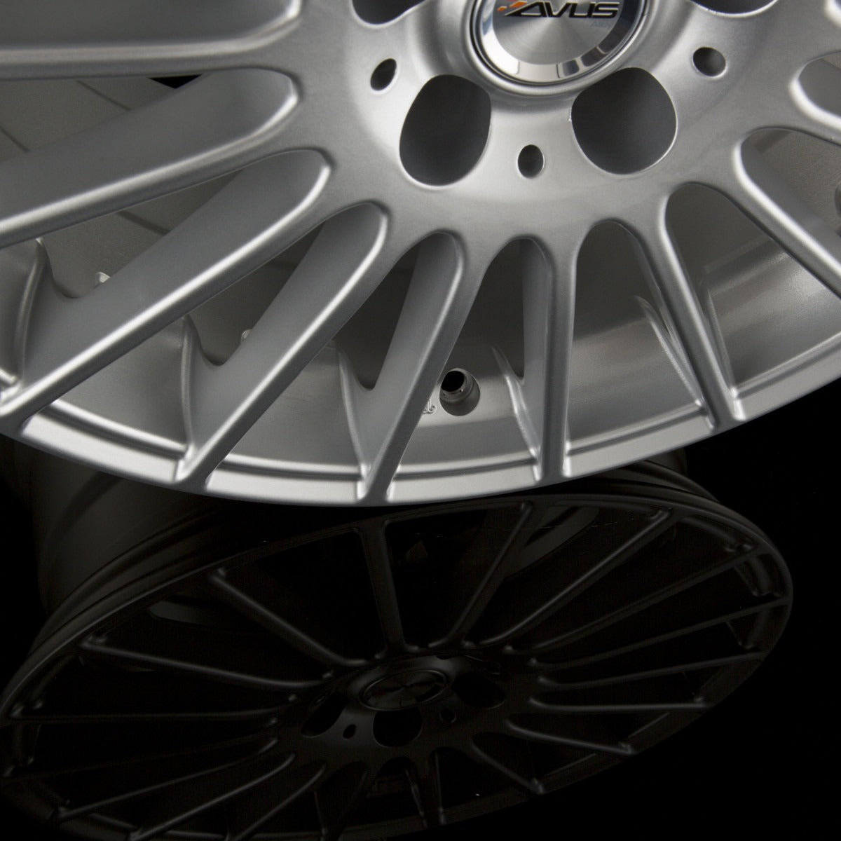 Avus Racing AC-M03 Hyper Silver Alufelge 6.5x16 Zoll ET48 LK 5x112 ML66.6 – Bild 3