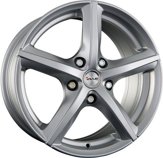 Avus Racing AF8 Hyper Silver Alufelge 6x15 Zoll ET45 LK 5x112 ML73.1 – Bild 2