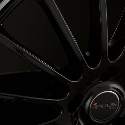 Avus Racing AC-M03 Black Polished Lip Alufelge 6.5x16 Zoll ET42 LK 5x112 ML66.6 – Bild 3