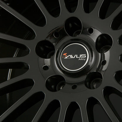 Avus Racing AC-M03 Black Polished Lip Alufelge 6.5x16 Zoll ET42 LK 5x112 ML66.6 – Bild 5