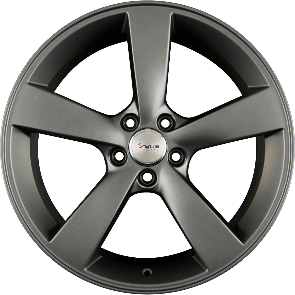 Avus Racing AF10 Matt Anthracite Alufelge 7.5x17 Zoll ET48 LK 5x108 ML73.1