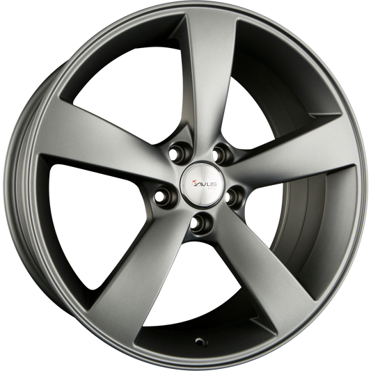 Avus Racing AF10 Matt Anthracite Alufelge 7.5x17 Zoll ET48 LK 5x108 ML73.1 – Bild 2
