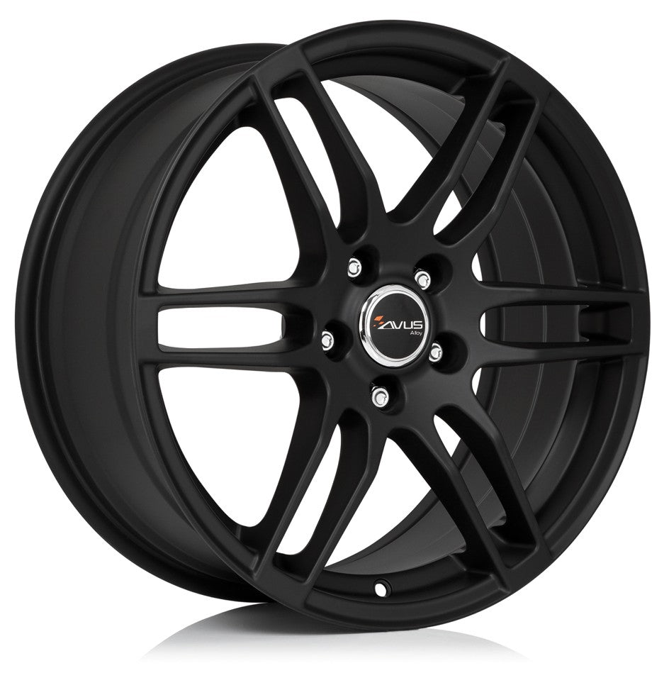 Avus Racing AF9 matt black Alufelge 6.5x16 Zoll ET40 LK 5x115 ML70.3