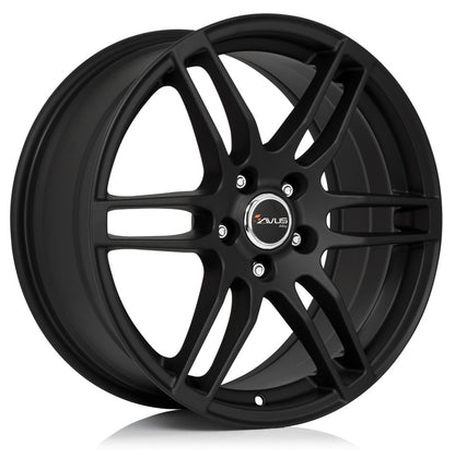 Avus Racing AF9 matt black Alufelge 6.5x16 Zoll ET40 LK 5x115 ML70.3