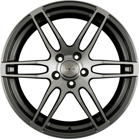 Avus Racing AF9 Anthracite Polished Alufelge 6.5x16 Zoll ET40 LK 5x115 ML70.2