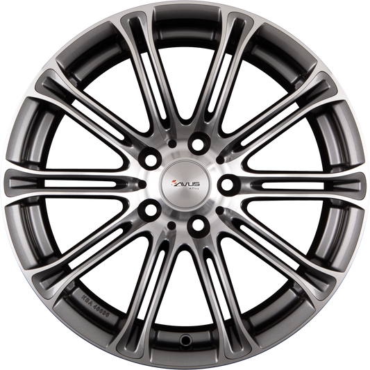 Avus Racing AC-MB1 anthracite polished Alufelge 8.5x20 Zoll ET25 LK 5x120 ML72.6 – Bild 2