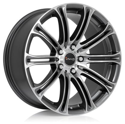 Avus Racing AC-MB1 anthracite polished Alufelge 8.5x20 Zoll ET25 LK 5x120 ML72.6
