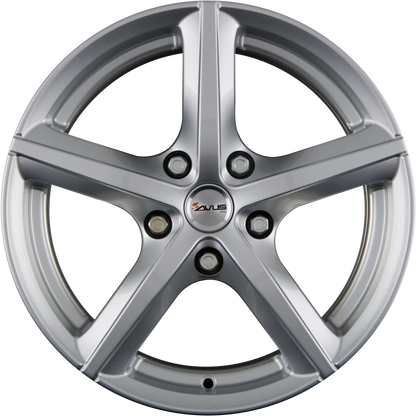 Avus Racing AF8 Hyper Silver Alufelge 5x14 Zoll ET35 LK 4x100 ML73.1