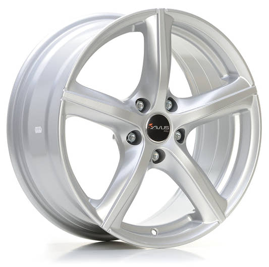 Avus Racing AF8 Hyper Silver Alufelge 5x14 Zoll ET35 LK 4x100 ML73.1
