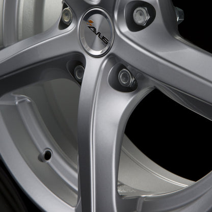 Avus Racing AF8 Hyper Silver Alufelge 5x14 Zoll ET35 LK 4x100 ML73.1 – Bild 3