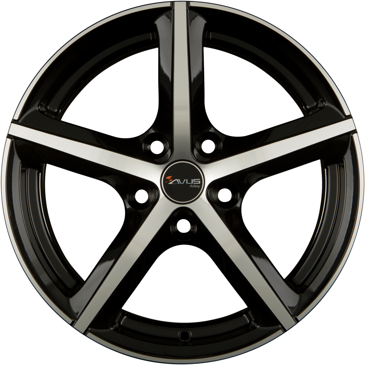 Avus Racing AF8 Black Polished Alufelge 7.5x17 Zoll ET45 LK 5x112 ML66.6
