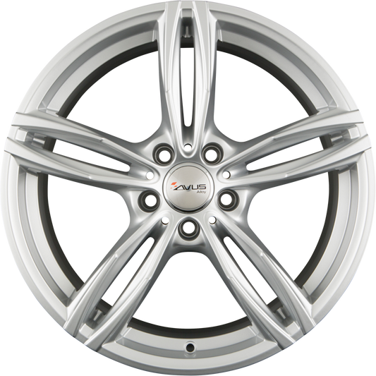 Avus Racing AF15 Hyper Silver Alufelge 8x18 Zoll ET40 LK 5x114.3 ML73.1