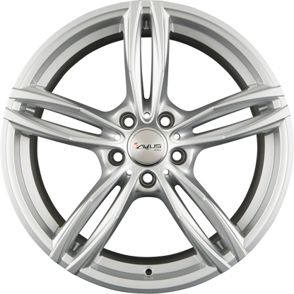 Avus Racing AF15 Hyper Silver Alufelge 8x18 Zoll ET40 LK 5x114.3 ML73.1
