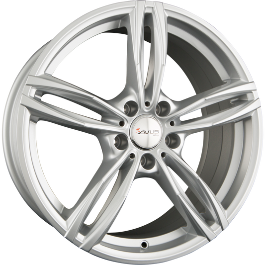 Avus Racing AF15 Hyper Silver Alufelge 8x18 Zoll ET40 LK 5x114.3 ML73.1 – Bild 2