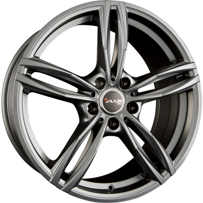 Avus Racing AF15 Anthracite Alufelge 7.5x17 Zoll ET30 LK 5x112 ML66.6 – Bild 2