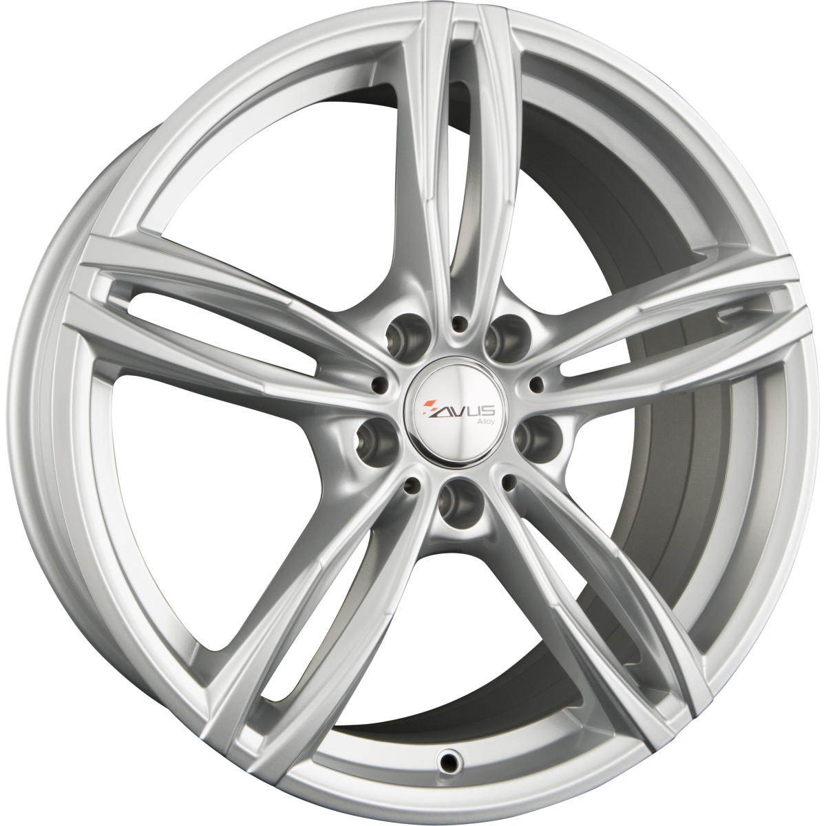 Avus Racing AF15 Hyper Silver Alufelge 7.5x17 Zoll ET35 LK 5x112 ML66.6 – Bild 2