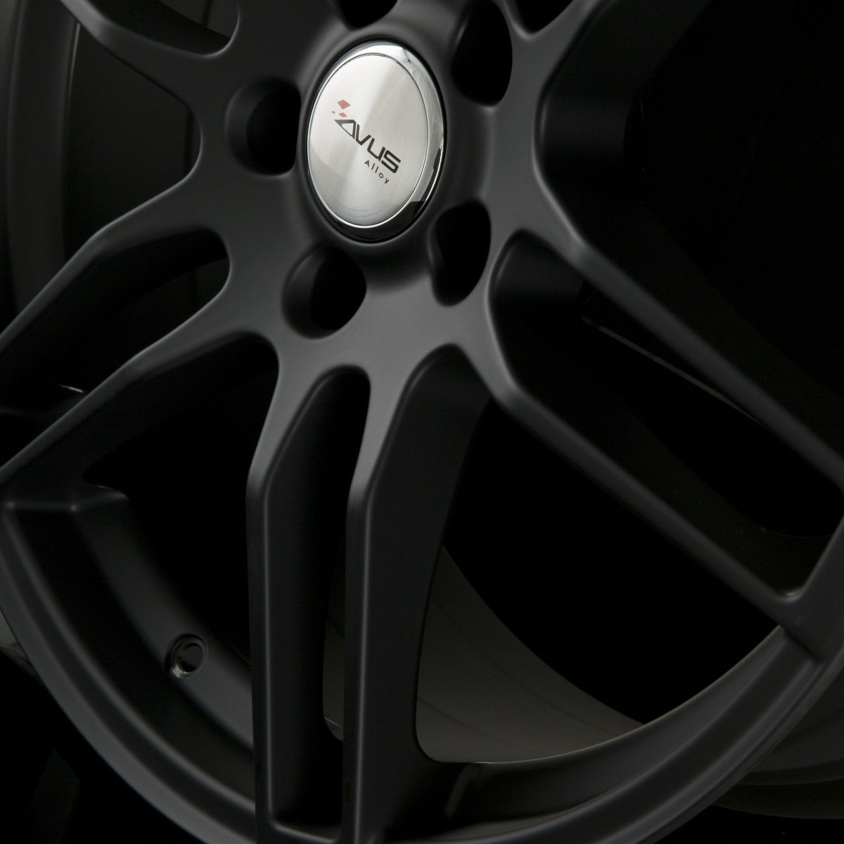Avus Racing AF9 Matt Black Alufelge 6.5x16 Zoll ET36 LK 5x110 ML73.1 – Bild 3
